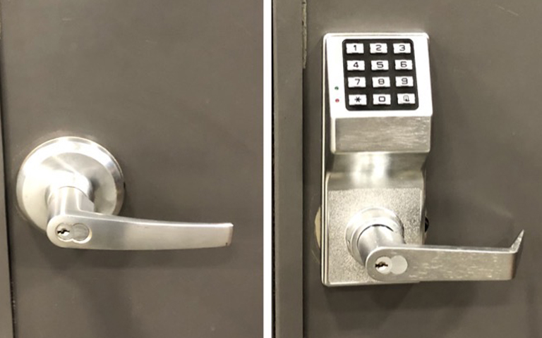 Commercial Electric Key-pad Lock Repair Service in Houston, TX area